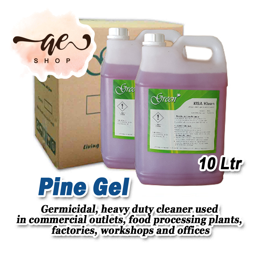 Pine Gel 10 ltr Germicidal, heavy duty cleaner used in commercial outlets, food processing plants, factories, workshops