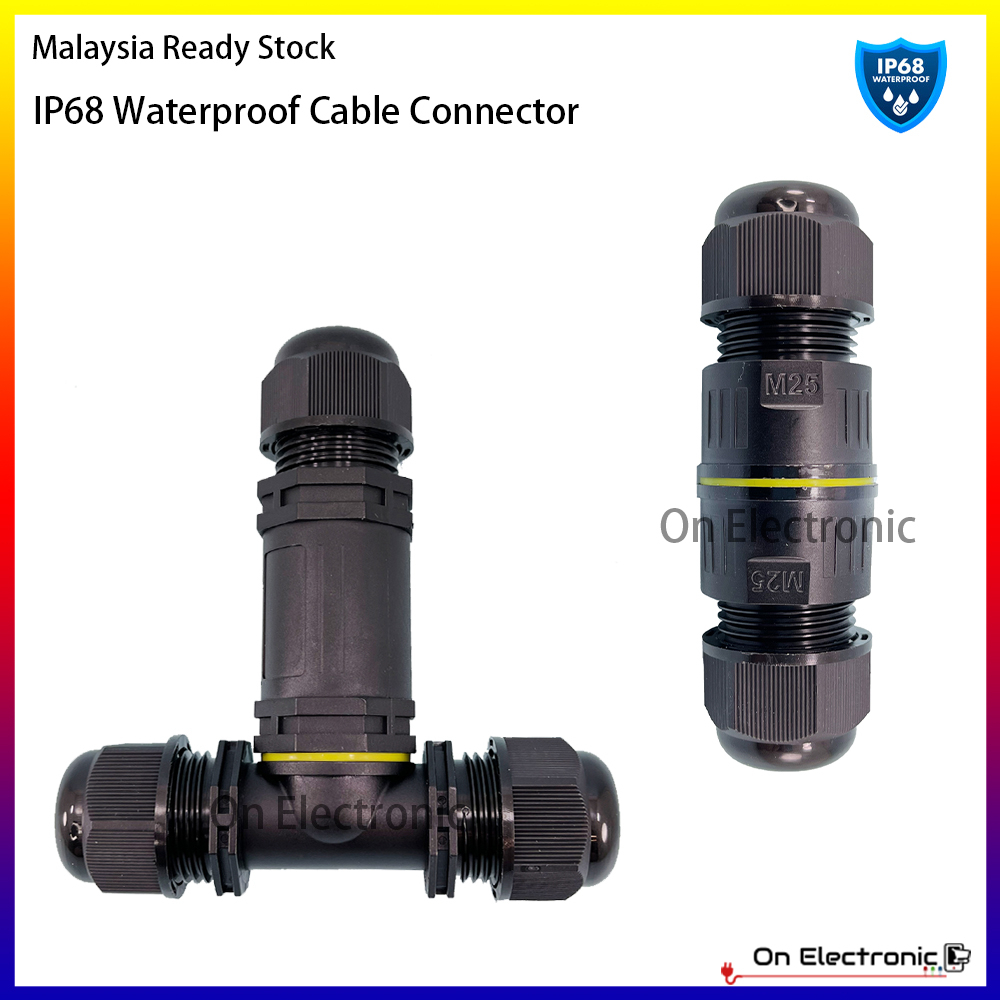 IP68 Waterproof Connector Outdoor Cable Connector Outdoor Underwater Waterproof Cable Joint Waterproof Connector 2/3 Way