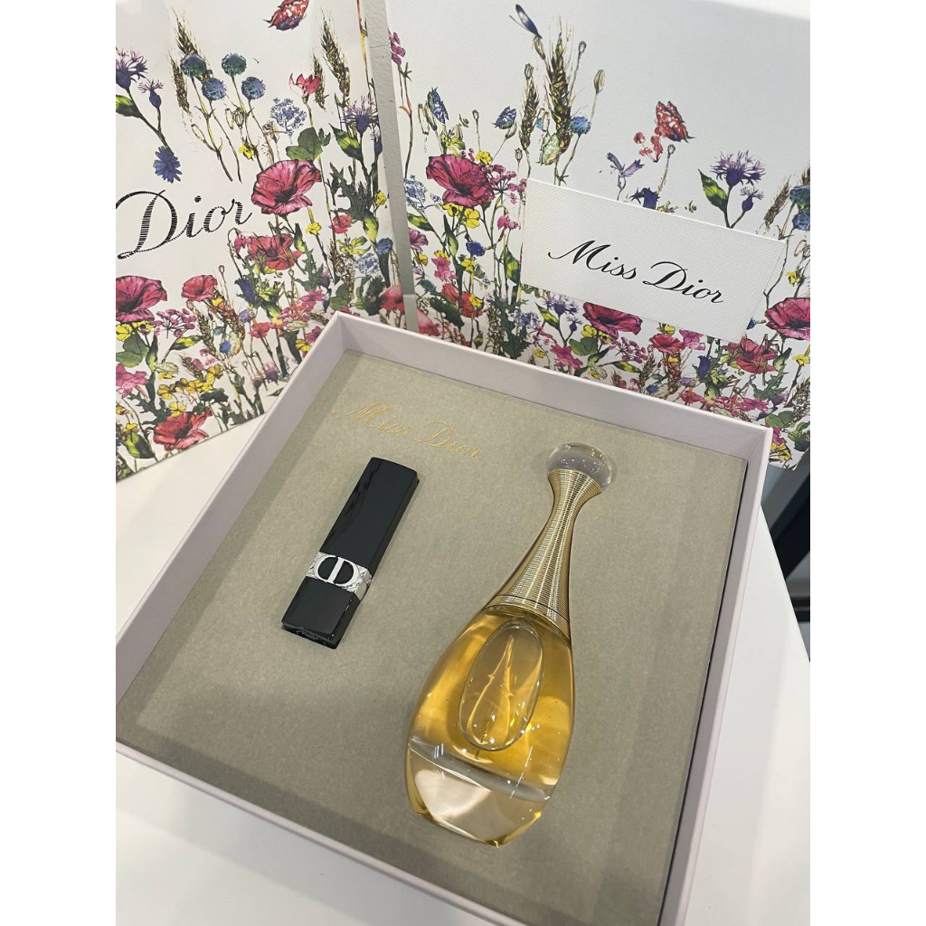 (ORI) M I S S D I O R SET 2IN1 (999 MATTE , JADORE EDP 50ML) WPB