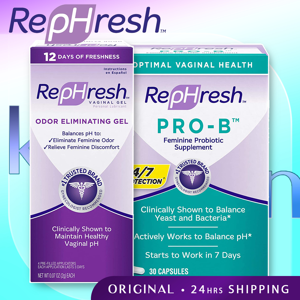 RepHresh Odor Eliminating Vaginal Gel | Pro-B Probiotic Supplement for Women