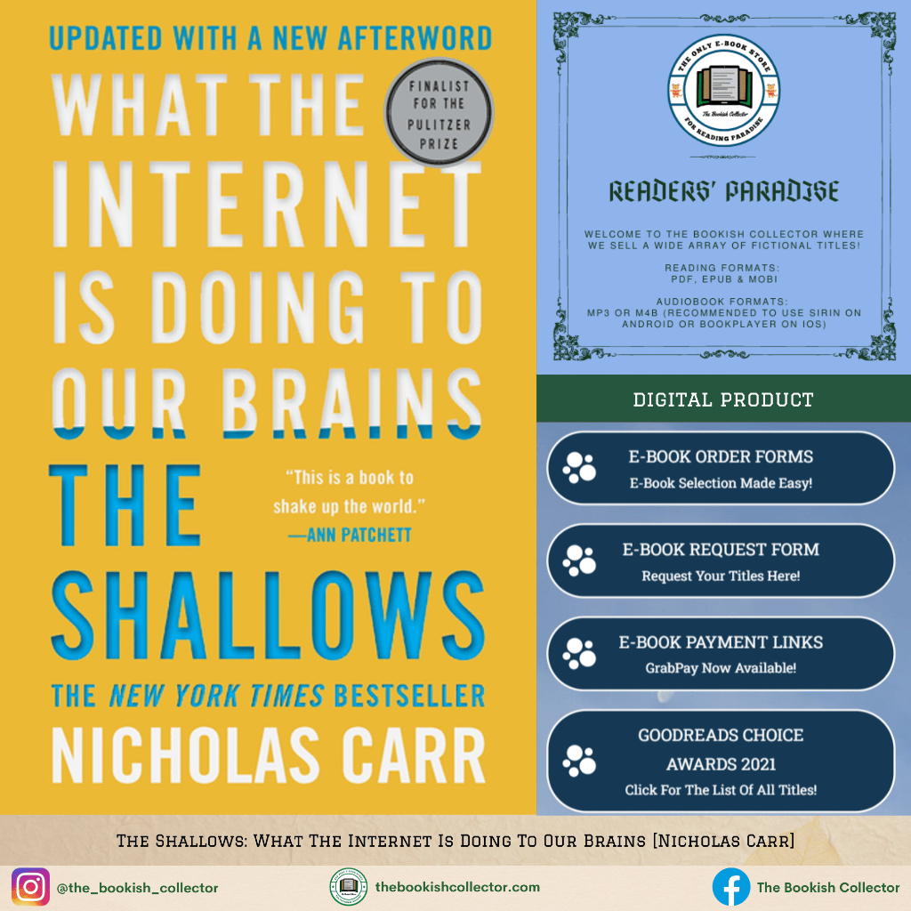 The Shallows: What The Internet Is Doing To Our Brains [Nicholas Carr]