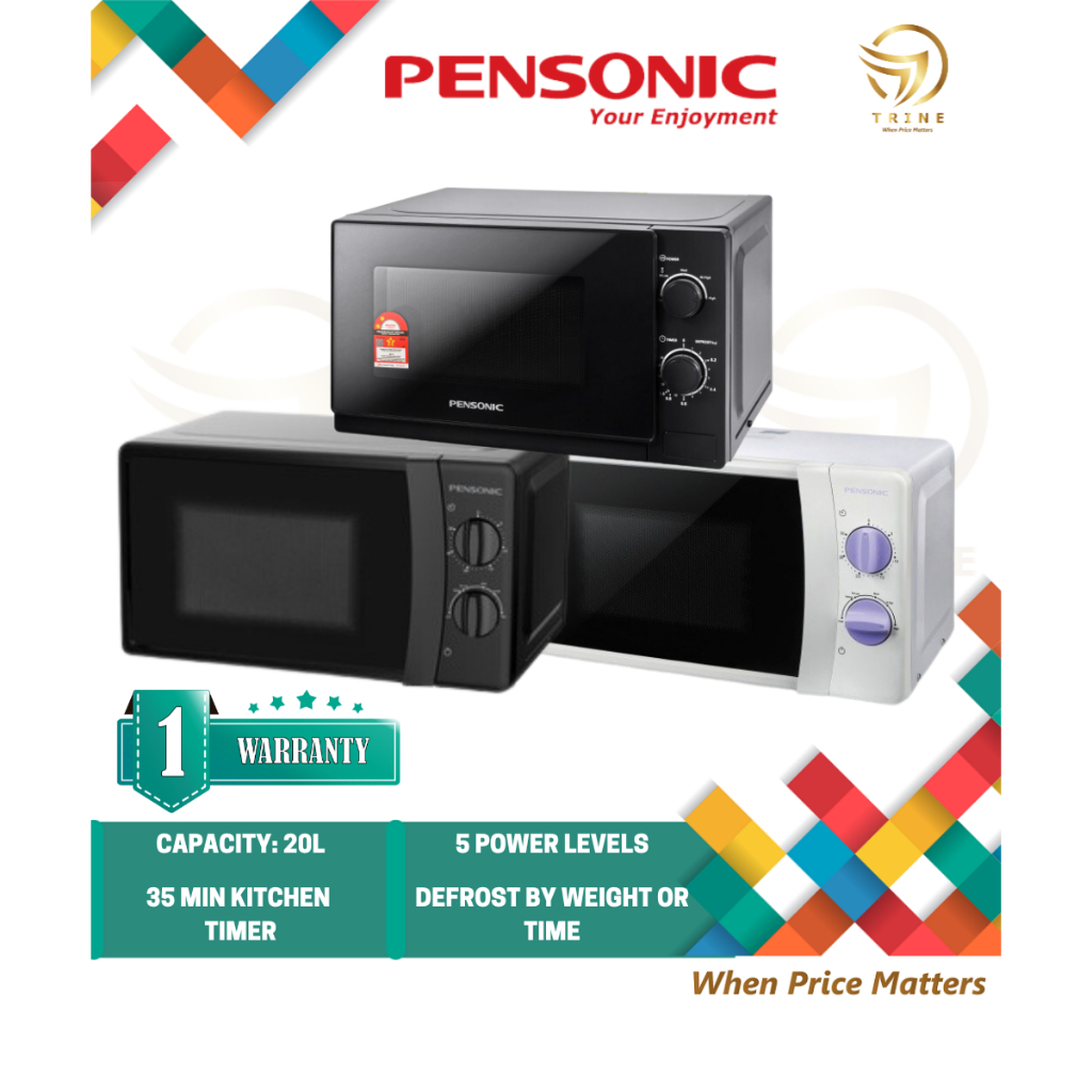 Pensonic 20L Microwave Oven PMW-2005 (BLACK) / PMW-2004 (WHITE) / PMW-2004 (BLACK) / SHARP  MICROWAVE OVEN (20 L) R219EK