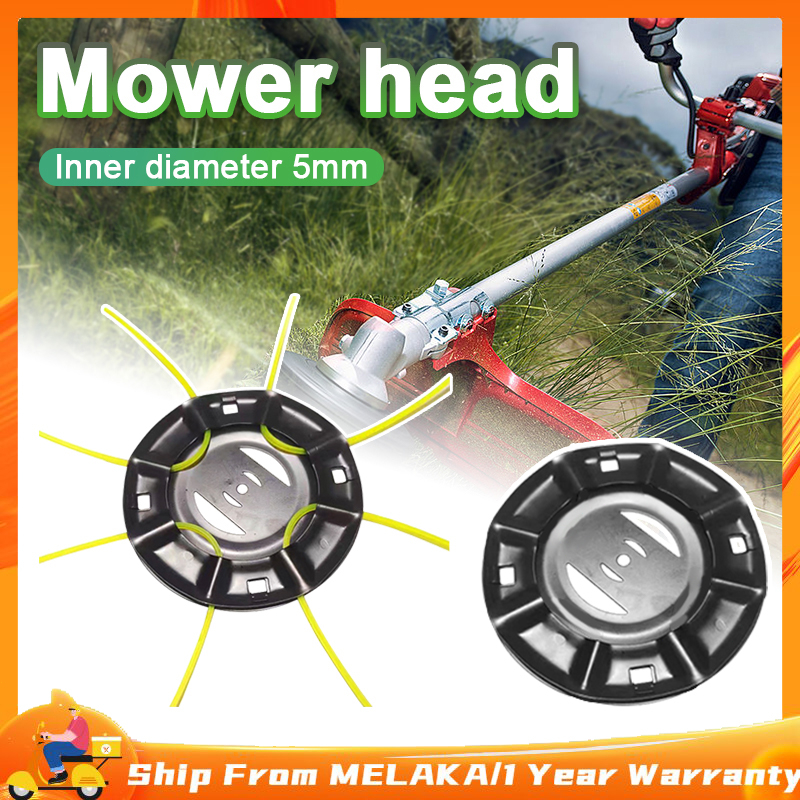 Grass Cutter Grass Trimmer Lawn Mower Derusting Weeding Wheel Nylon Trimmer Line Mata Mesin Potong Rumput Bersih Lumut