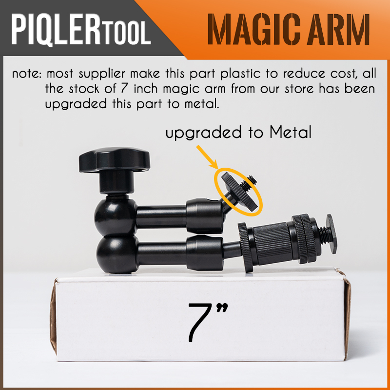 Magic Arm 7 Inch Flex Arm Camera Accessories Holder Pod Multi-Function Video Production Tools