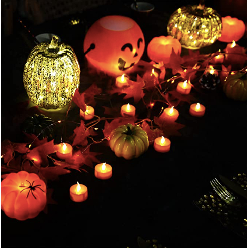 MSIA Ready Stock/ LED Halloween Night Light Halloween LED Luminous Pumpkin Night Light Haunted House Bar Home Party Fun