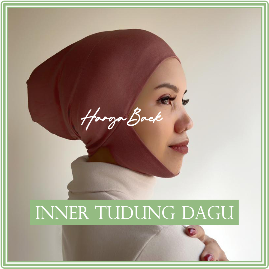 Inner WARDA DAGU Gred A Jersey Cotton - Inner Tudung, Kain Sejuk, Selesa, Anak Tudung, Scarf, Serkup, Skaf, Inner Dagu