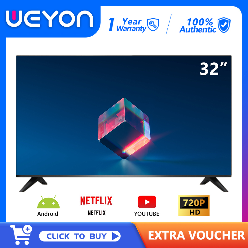 WEYON Android TV 32 inch Smart TV lcd With/ WiFi / YouTube / NetFlix/MYTV