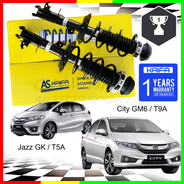 KAIFA Shock Absorber Assmbly Set Front Honda City T9A GM6 Jazz GK T5A
