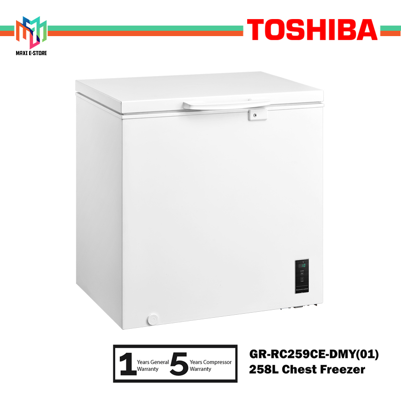 Toshiba GR-RC259CE [258L] Chest Freezer 2 In 1 Freezer - GRRC259CEDMY01