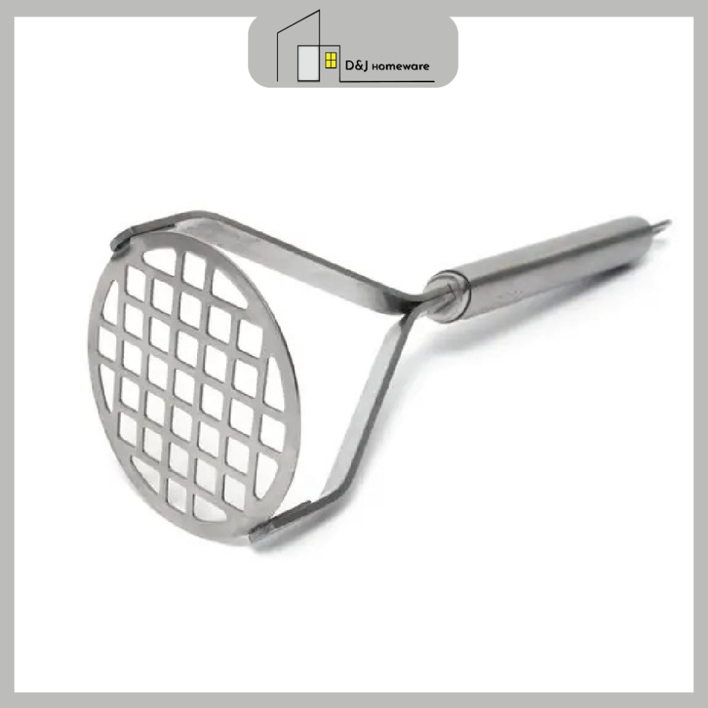 Stainless Steel Potato Masher / Burger Press Potato Press / Vegetable Fruit Crusher / Penekan Burger 马铃薯压 [Ready-Stock]