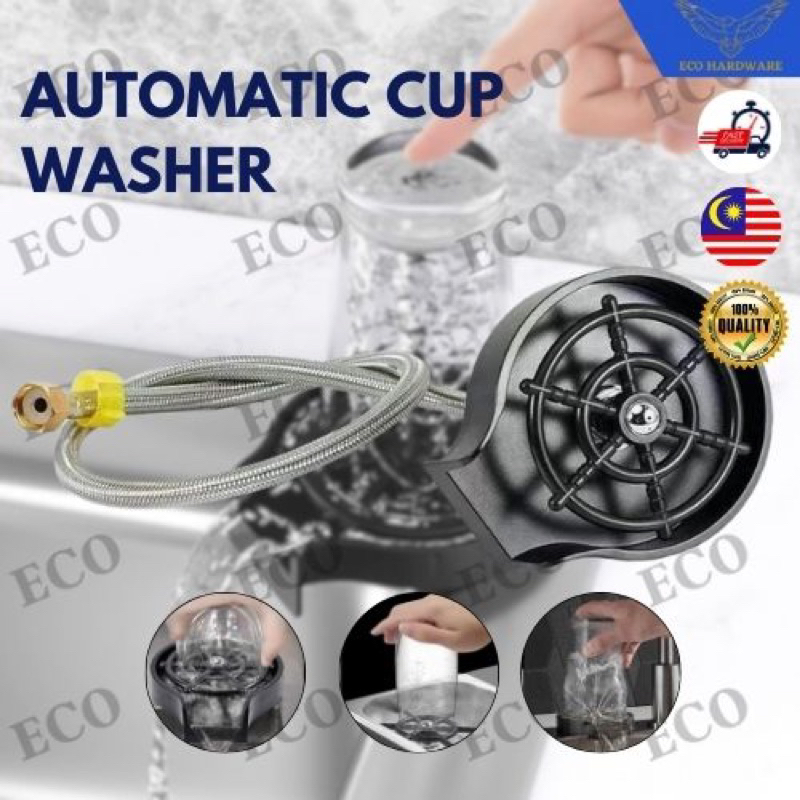 High Quality Multipurpose Cup Rinser Cleaning Tool Kitchen Bar Automatic High Pressure Dish Washer Sink Gadget