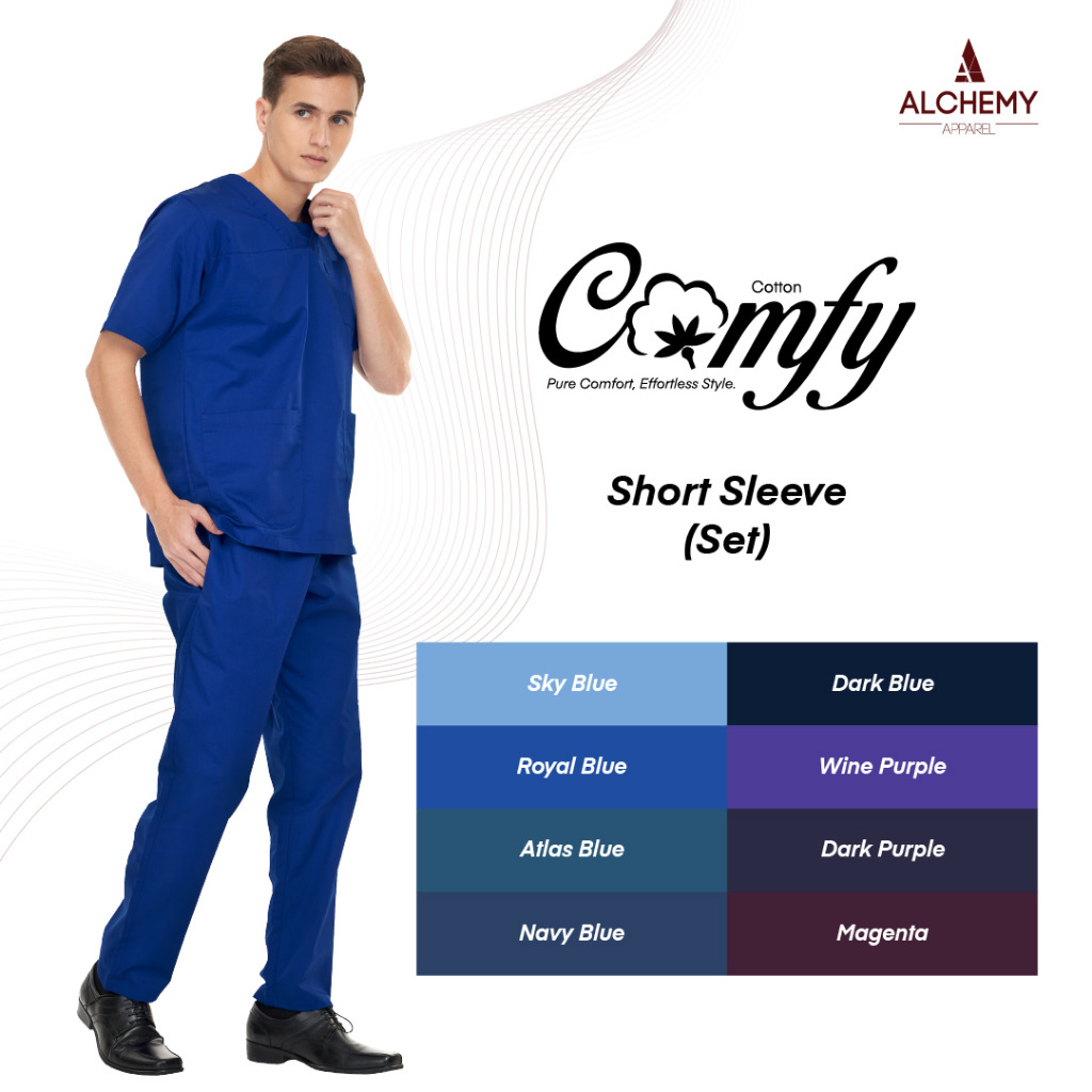 UNISEX Scrub Suit ComfyCotton - Set (Shirt + Pants)