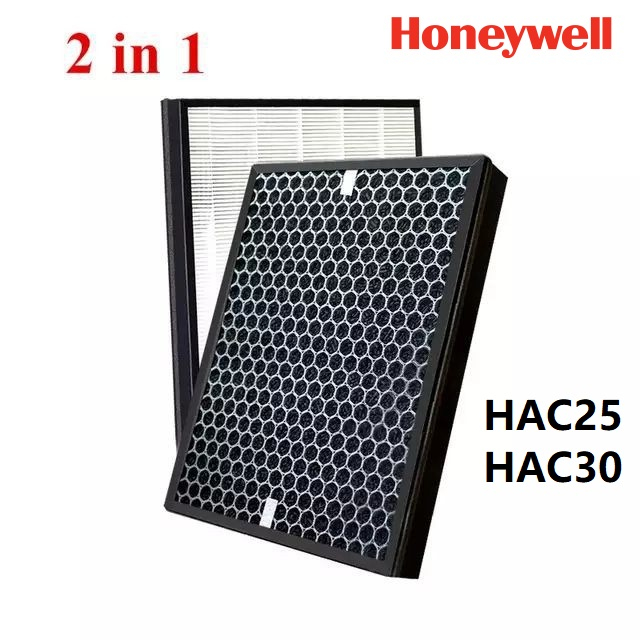 Honeywell Air Purifier Air Touch A5 Basic HAC25 HAC30 Compatible Compound Filter H13 HEPA + Carbon (2 in 1)