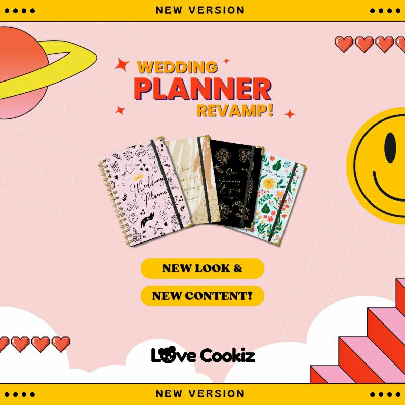 LoveCookiez Buku Wedding Planner & Pregnancy Planner 2023-2025 Jurnal Kahwin Viral Murah Destiny Perfect Beloved Faith