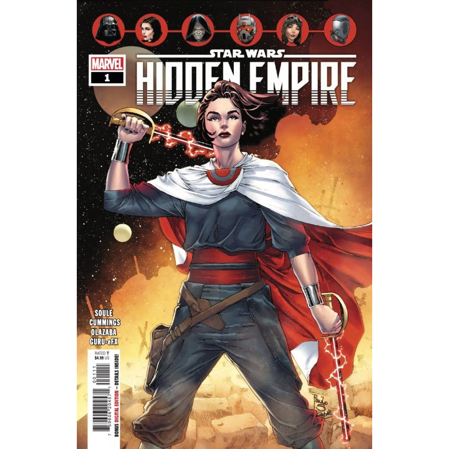 Star Wars Hidden Empire - COMPLETE SET of 5 COMICS - Marvel Comics - THE FORCE IS WITH YOU