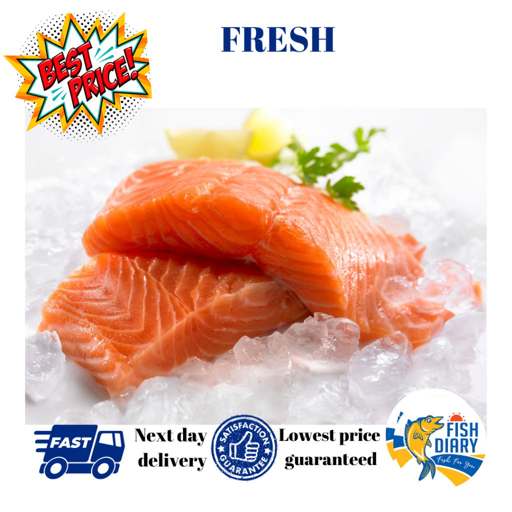 【Penang】Atlantic Salmon Fillet 三文鱼片 900g- 1kg (FREE DELIVERY for purchase RM120++)