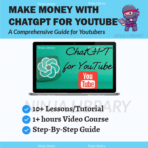 [Video Course] Make Money with Chatgpt: A Course on Chatgpt for youtubers | ChatGpt Course ChatGpt 4 ChatGpt. Midjourney