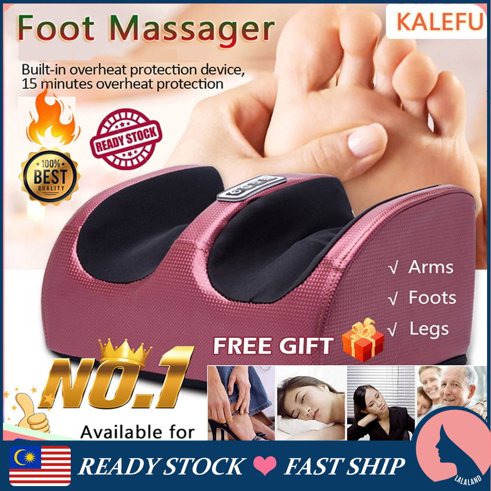 FREE GIFT🔥Comfort Heating Foot Massager Reflexology Leg Pain Relief Electric Thai Massage Machine urut kaki Gift按摩器