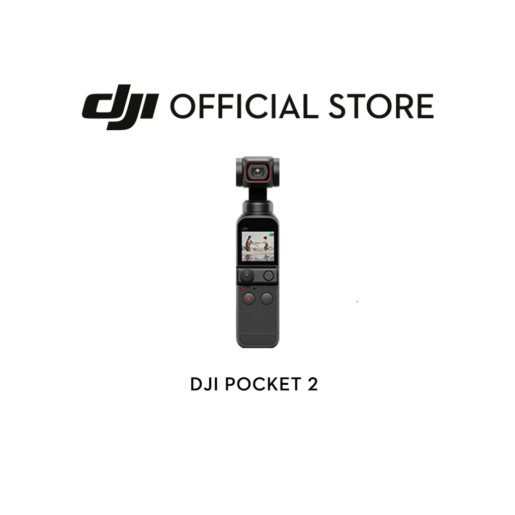 DJI Pocket 2 Handheld 3-Axis Gimbal Stabilizer with 4K Camera CMOS Photo Pocket-Sized (1/1.7"/64MP)