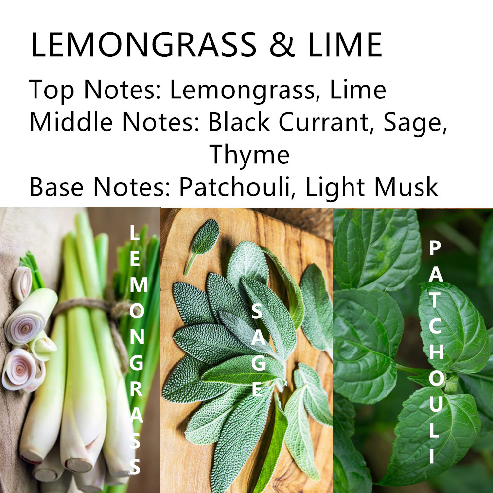 Lemongrass and Lime - 50ml Candle/ Cosmetic Perfume Fragrance Oil