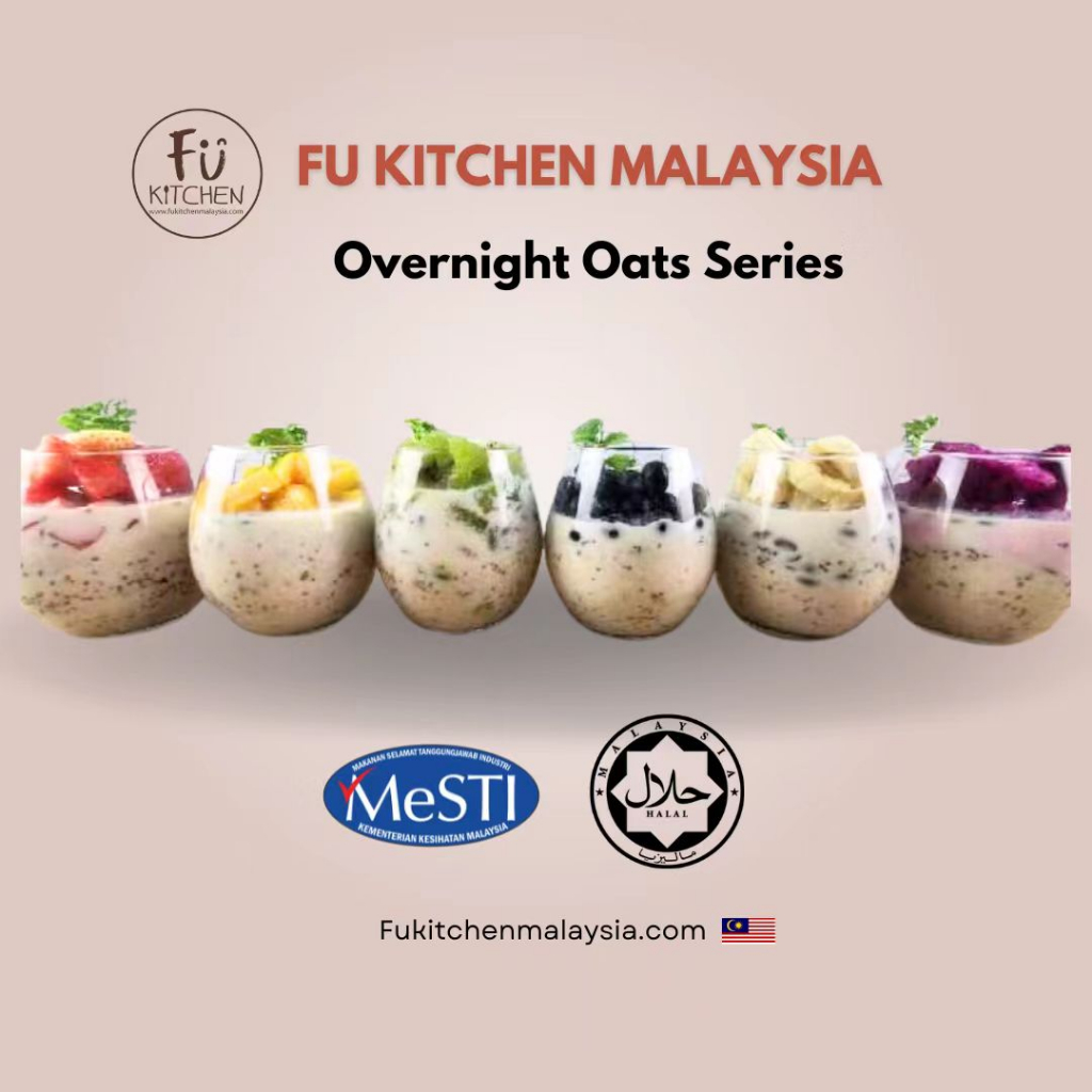 All In One Dry Overnight Oats Set (6/12/24 Pax)[Ready Stock]Quick & Easy Meal