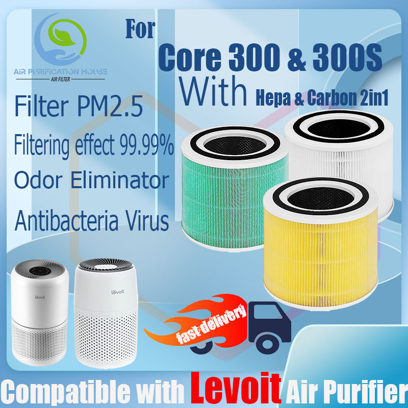 🔥Original and Authentic🔥Replacement Compatible with levoit Core 300&300S Filter Air Purifier Accessories HEPA&Carbon