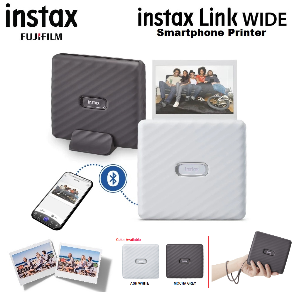 (Ready Stock) - Fujifilm Instax Link Wide Smartphone Printer -The first ever Wide format Smartphone printer