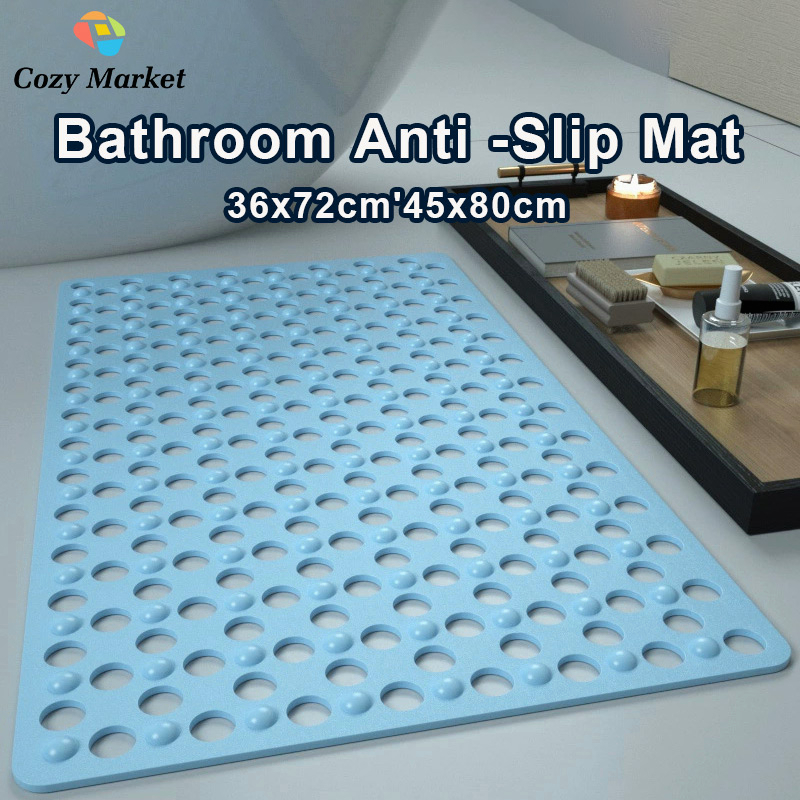Ready Stock Anti Slip Splicing PVC Bathroom Toilet Kitchen Floor Mat Non Slip Mat Toilet Floor Mat 防滑垫马桶垫PVC浴室垫