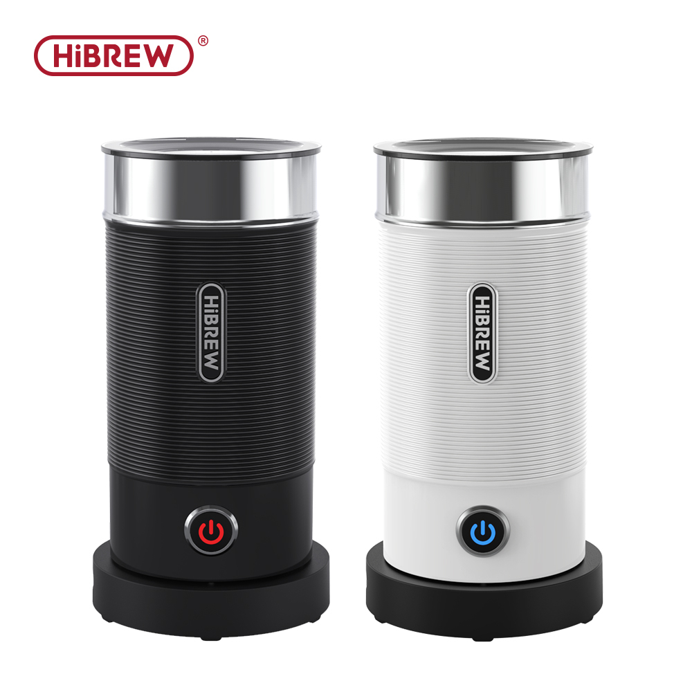 HiBREW Electric Milk Frother Machine Hot/Cold Latte Cappuccino Fully Automatic Milk Warmer (250ml)