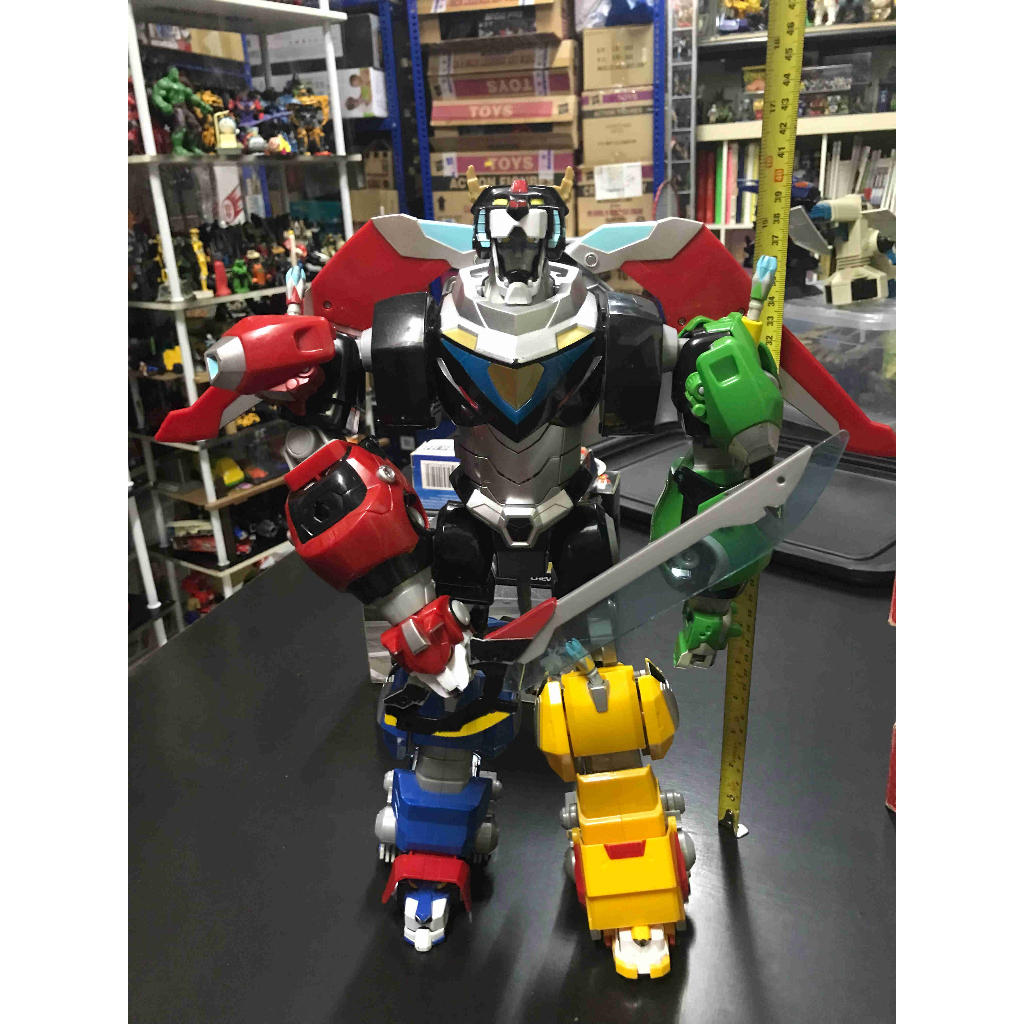 USED Playmates Voltron Set of 5 Lions to combine become Voltron..Electronics working HUGE