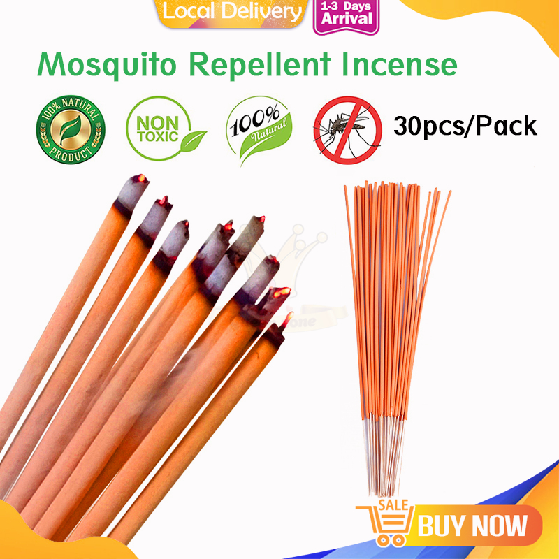 Ready Stock 30pcs 100% Organic mosquito coil Ubat Nyamuk / 蚊香 Organic Mosquito repellent box Mosquito Killer Stick