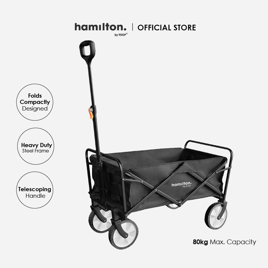 Hamilton Folding Wagon - Black