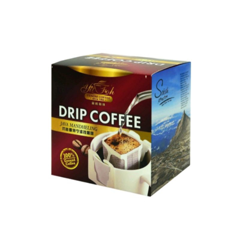 DRIP COFFEE JAVA/AMERICANO/ITALIANO 80GX8 - KOPI TENOM SABAH