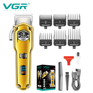 VGR V693 Hair Cutting Kit Pro Hair Clippers for Men Barber Clippers IPX7 Waterproof Cordless Beard Hair Trimmer