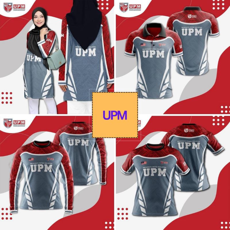 BAJU UPM sesuai untuk student UPM alumni UPM staff UPM muslimah UPM tshirt UPM jersi UPM Universiti