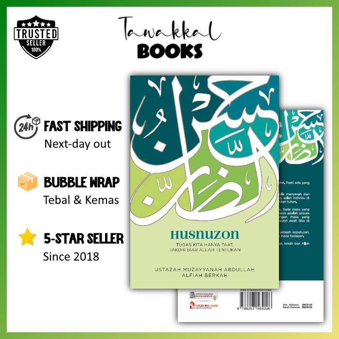 [Buku] Husnuzon: Tugas Kita Hanya Taat, Takdir Biar Allah Tentukan - Bersangka Baik pasti Berjaya - PTS Publishing House