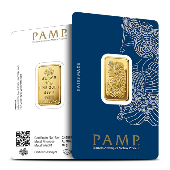 PAMP Suisse Gold Bar - Lady Fortuna 999.9 [10 gram] GET FREE&hellip;