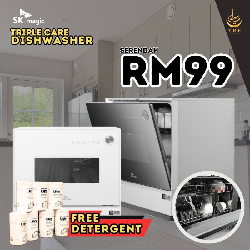 DISHWASHER - SK MAGIC MALAYSIA ( DISHWASHER SERENDAH RM99 SEBULAN‼️)