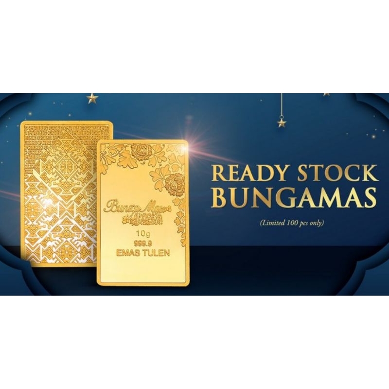 Public Gold BUNGAMAS//10 GRAM//999.9//24K//SERIES BAR//NEWLY LAUNCHED//FREE GIFT
