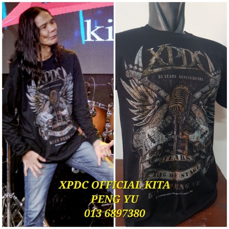 XPDC _33 YEARS ANNIVERSARY_ORIGINAL OFFICIAL MERCHANDISE_SHORT SLEEVE_RM95