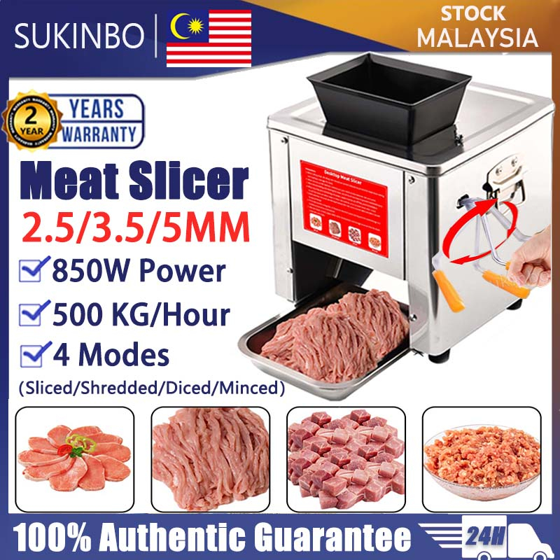 SUKINBO 2.5mm Blade Multifunctional Meat Slicer Meat Cutter Meat Grinder Meat Chopper Meat Cutting Machine UK 220V