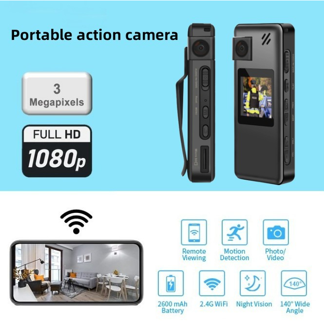 Full 1080P Digital Mini Camera Camcorder Small Body Worn Police Cam Motion Detection Sports DV Car DVR for Home Pets