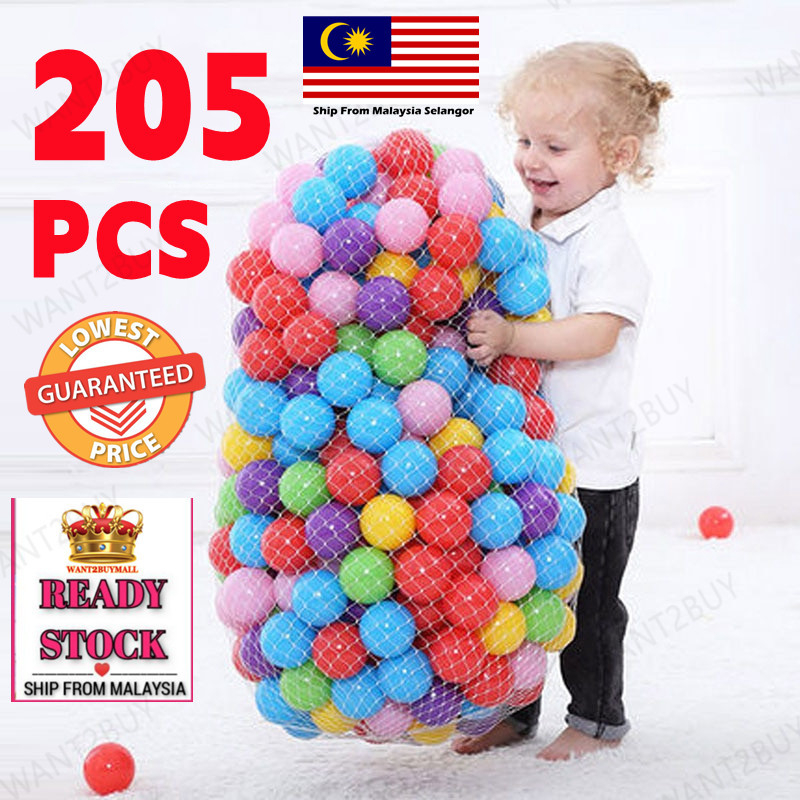 200pcs Soft Ocean Ball Colorful Baby Kids Play Marine Plastic Ball Children Play Equipment Swimming Ball Toy Bola Maian