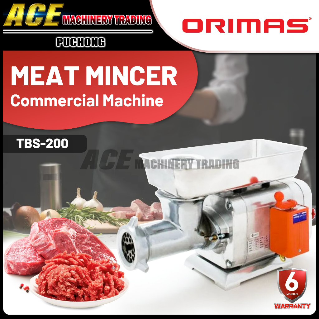 [ ORIMAS ] Electirc Meat Mincer TBS-200 Mesin Hancur Daging Meat chopper (Taiwan) TBS-200