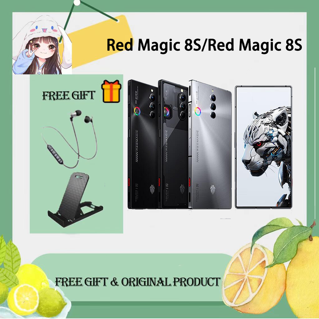 【Global Rom】Nubia Red magic 8S Pro/Red magic 8S Pro+ Snapdragon8Gen2 165W Fast Charging Dual SIM 5G Gaming Phone Nubia