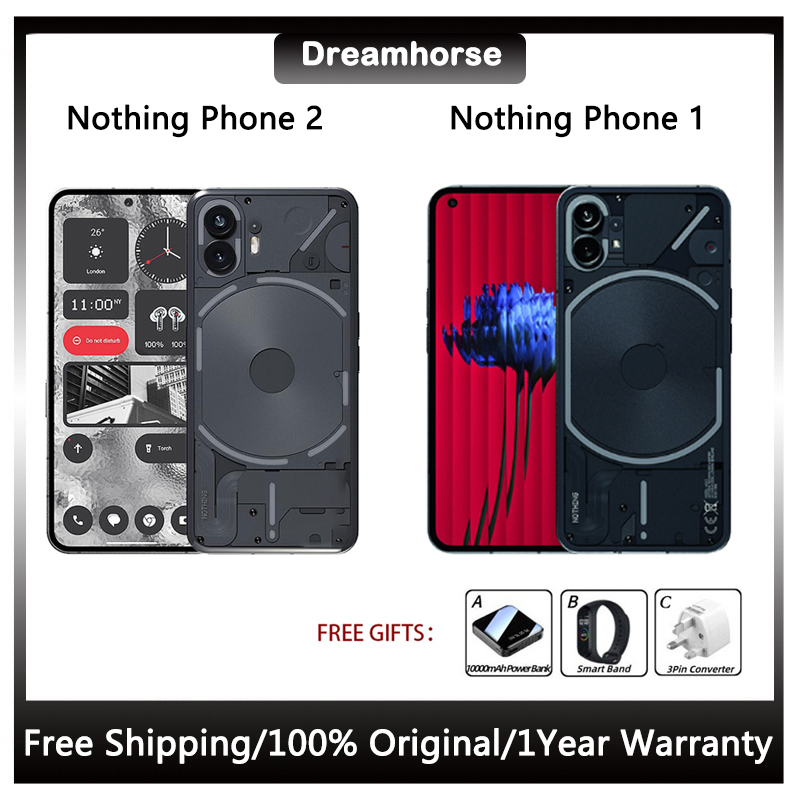 【Global Set】Nothing Phone 2/ Nothing Phone 1/ Snapdragon 778+ 5G Phone/ Li-Po 4500mAh / Li-Po 4500mAh