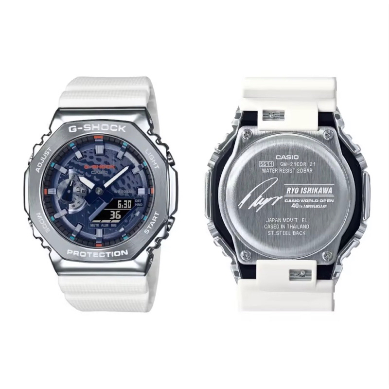 ANALOG-DIGITAL AUTO LIGHT TMJ GM-2100RI21-7AJR COLLABORATION OPEN GOLF TOURNAMENT 40TH ANNIVERSARY PREMIUM 1:1