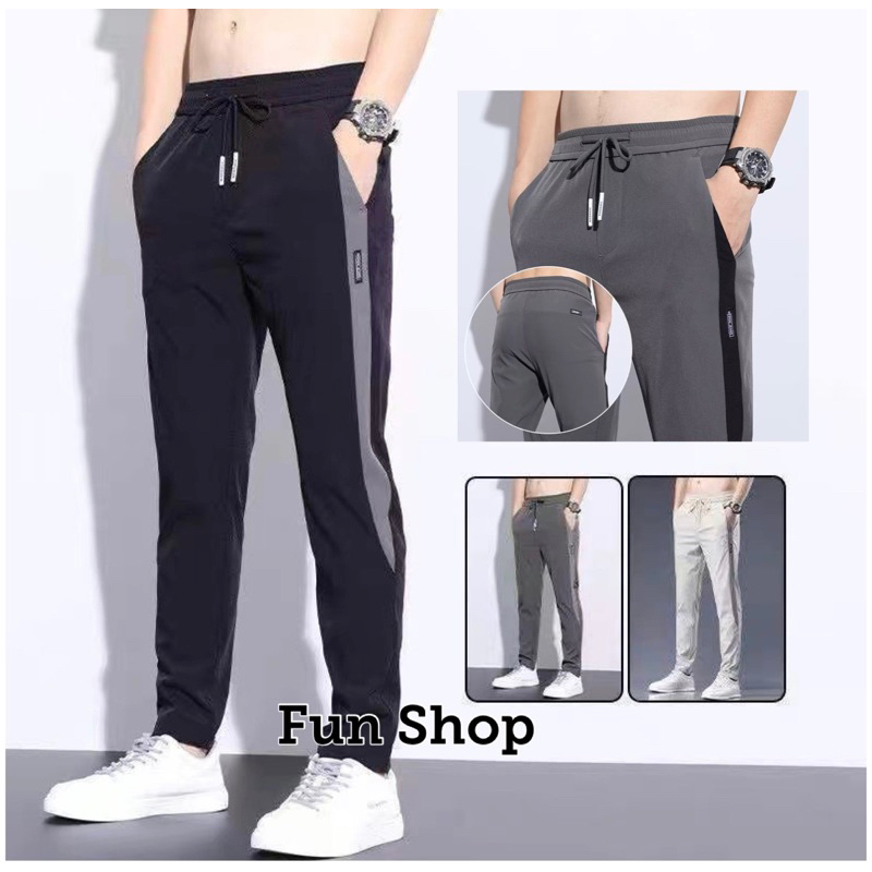 Fashion Men Pants Formal Long Pants Seluar Panjang Lelaki Viral Casual Slim-fitting 男士休闲长裤直筒裤