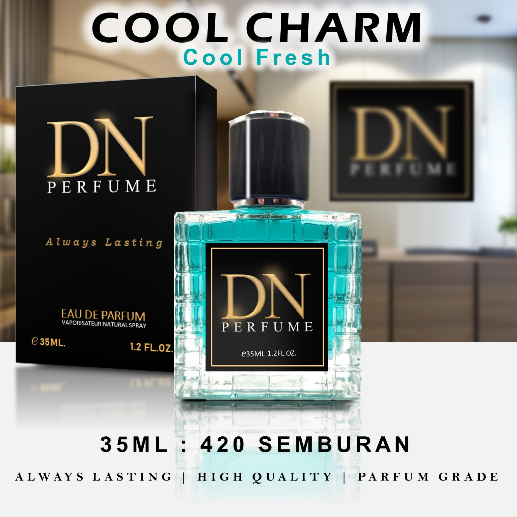 Perfume Cool Charm by DN Perfume Premium Recommended Lelaki tampan dan kuat berpeluh long lasting Premium Quality