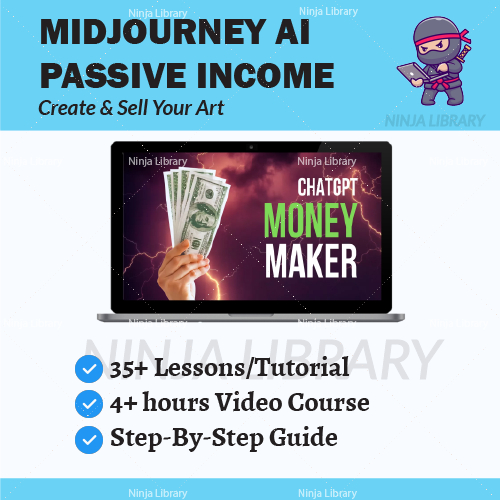 [Video Course] Midjourney AI for Passive Income: Create & Sell Your Art | ChatGpt Course ChatGpt 4 Chat Gpt ChatGpt.